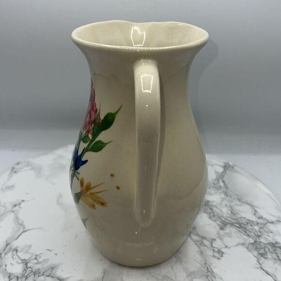EMERSON CREEK POTTERY Iris Pitcher - Picture 2 of 6